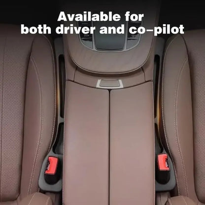 Pack of 2 Car Seat Gap Filler Organizer | EVA Car Gap Storage Pad with Phone Holder | Universal Fit Seat Gap Plug for Cars & SUVs