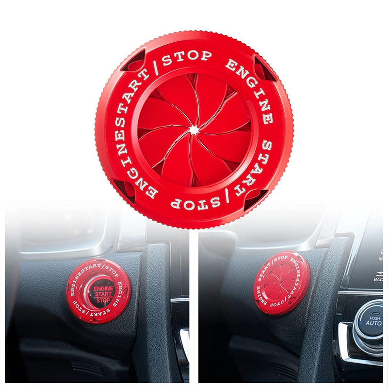 Universal Engine Start Button Cover | Car & Bike Key Switch Protector | Push Start Button Decorative Cover