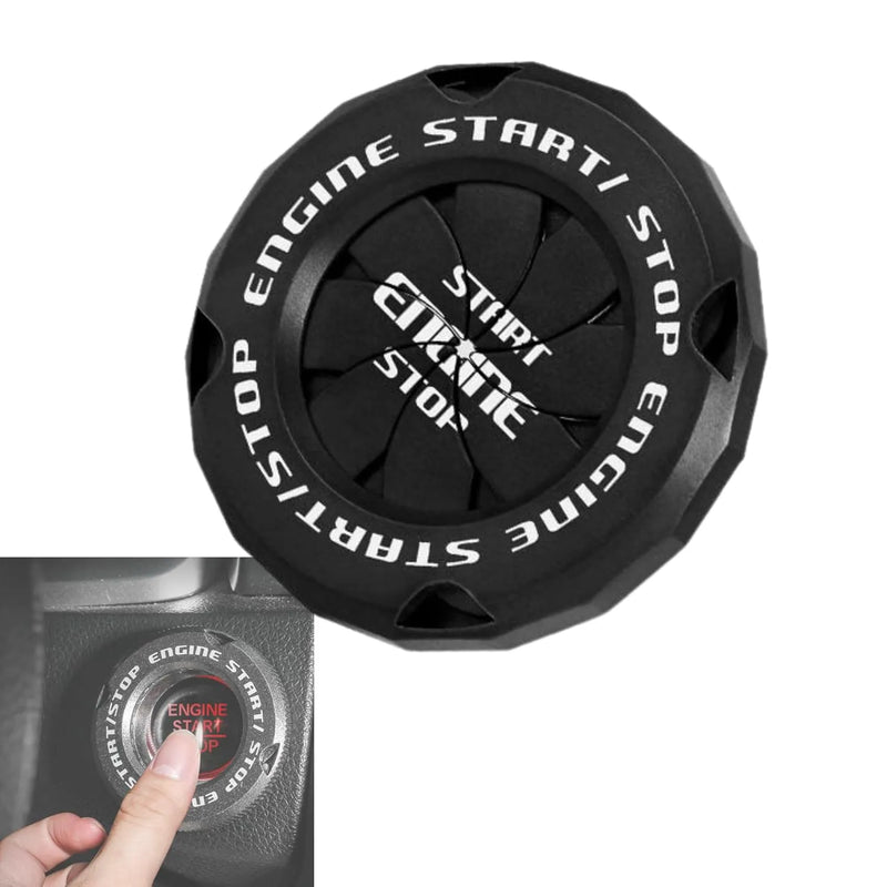 Universal Engine Start Button Cover | Car & Bike Key Switch Protector | Push Start Button Decorative Cover