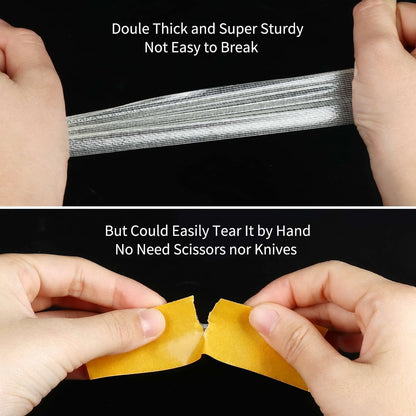 Heavy Duty Double-Sided Carpet Tape | Super Strong Floor Grip Tape for Rugs, Mats & Carpets