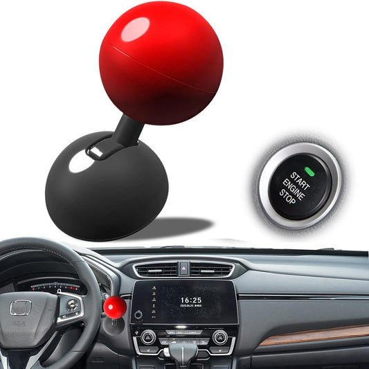 Car Engine Start Stop Button Lever | One-Touch Push Start Joystick Cover for Car Push Button Ignition