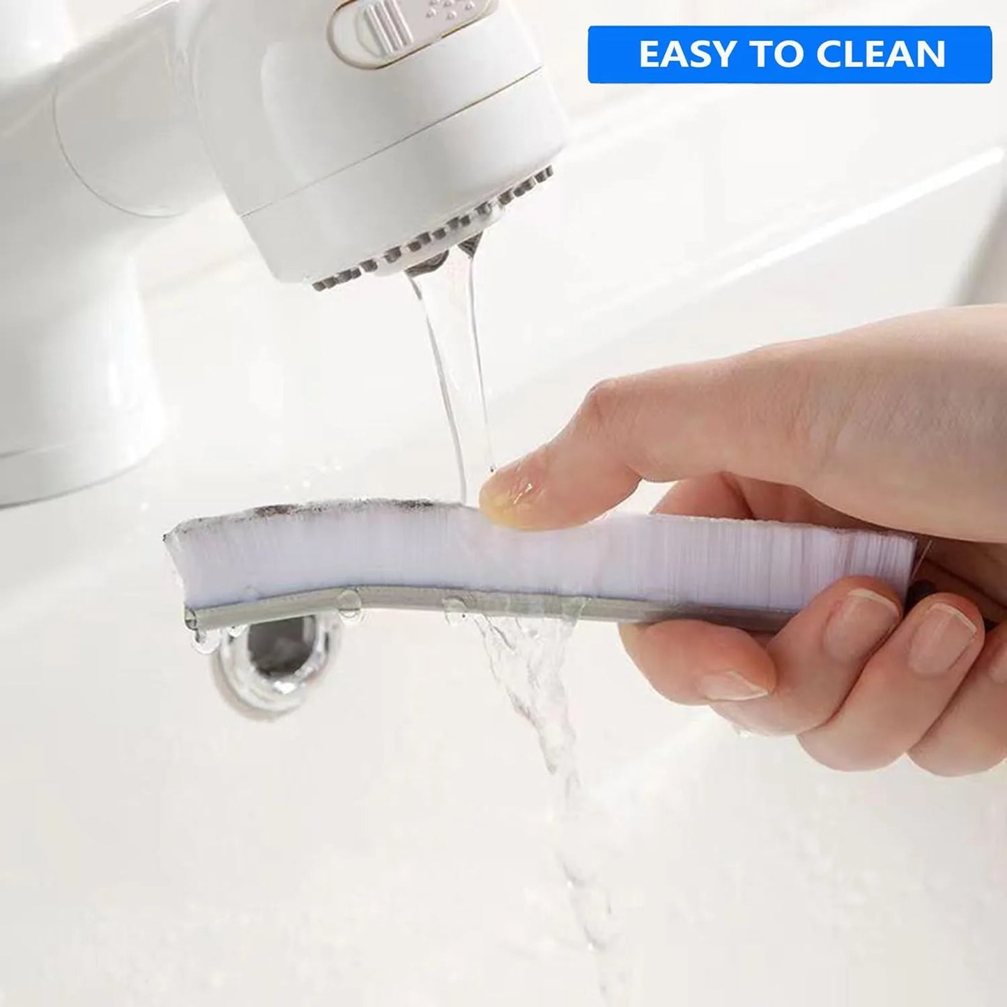Multifunctional Long Handle Gap Cleaning Brush | Household Crevice Cleaning Tool for Tile Gaps, Window Tracks, Kitchen Sink & Bathroom Corners