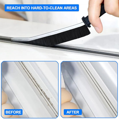 Multifunctional Long Handle Gap Cleaning Brush | Household Crevice Cleaning Tool for Tile Gaps, Window Tracks, Kitchen Sink & Bathroom Corners