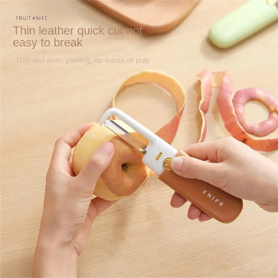 2-in-1 Peeler & Knife – Slice & Peel in One Smart Tool!