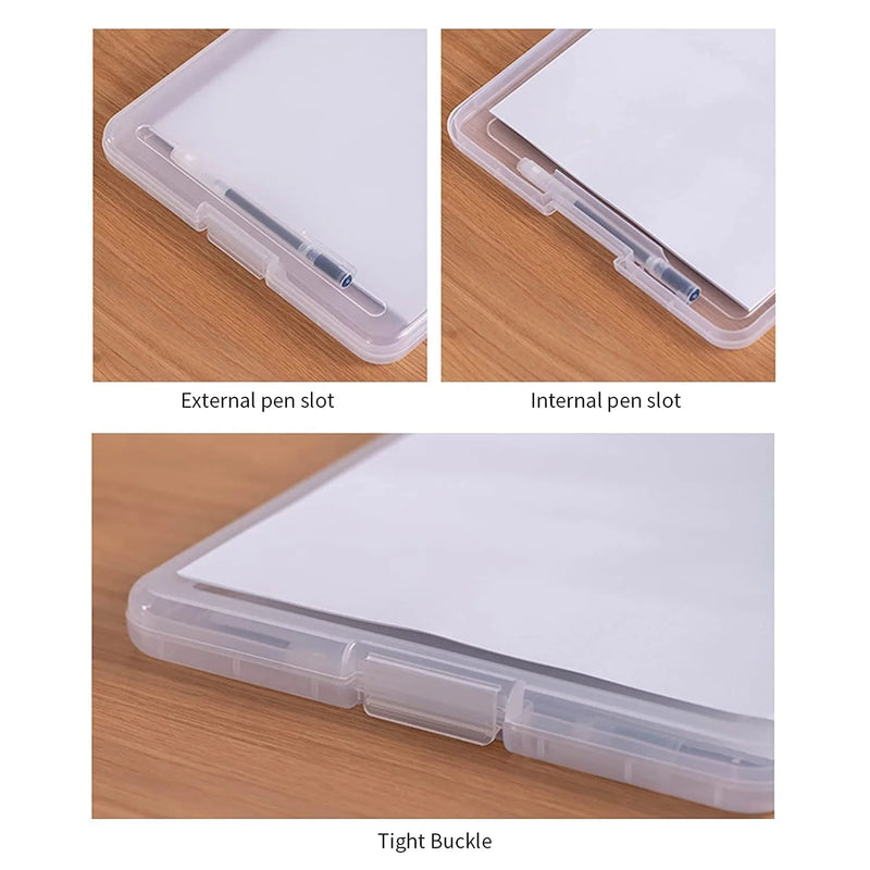 File Storage Pad | Clipboard with Storage | Exam Writing Pad