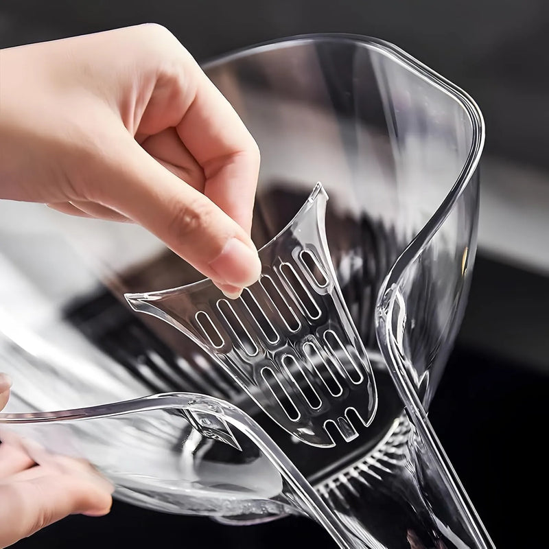 Multi-Purpose Glass Colander Bowl with Drainage | Kitchen Strainer Bowl for Fruits, Vegetables, Pasta & Salad