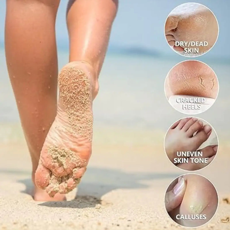 Goat Milk Exfoliating Foot Mask with Nicotinamide | Deep Moisturising & Dead Skin Removal Foot Mask