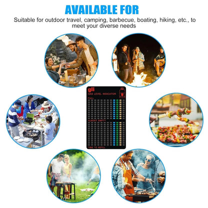 Magnetic Gas Level Indicator | LPG, Butane & Propane Gas Checker
