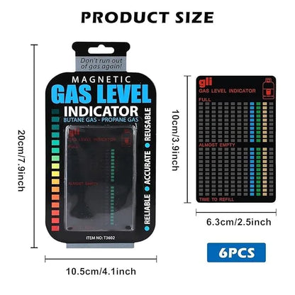 Magnetic Gas Level Indicator | LPG, Butane & Propane Gas Checker