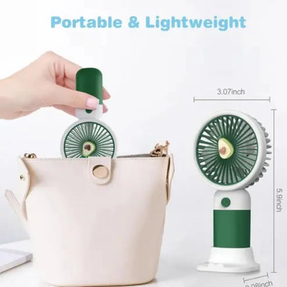 Mini Handheld Portable Fan – USB Rechargeable Lightweight Personal Cooling Fan