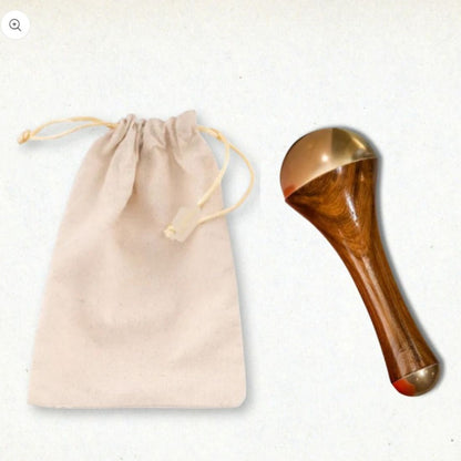 Kansa Face & Head Massage Wand | Ayurvedic Metal Massager for Face, Scalp & Relaxation | Natural Glow & Stress Relief Tool