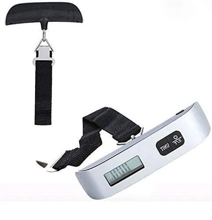 LCD Digital Luggage Scale | Portable Travel Bag Weight Checker with LCD Display