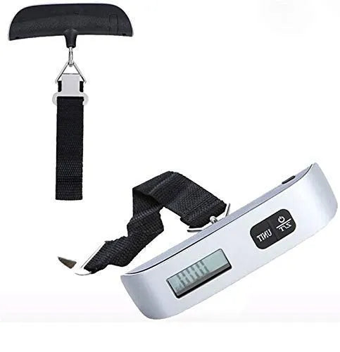 LCD Digital Luggage Scale | Portable Travel Bag Weight Checker with LCD Display