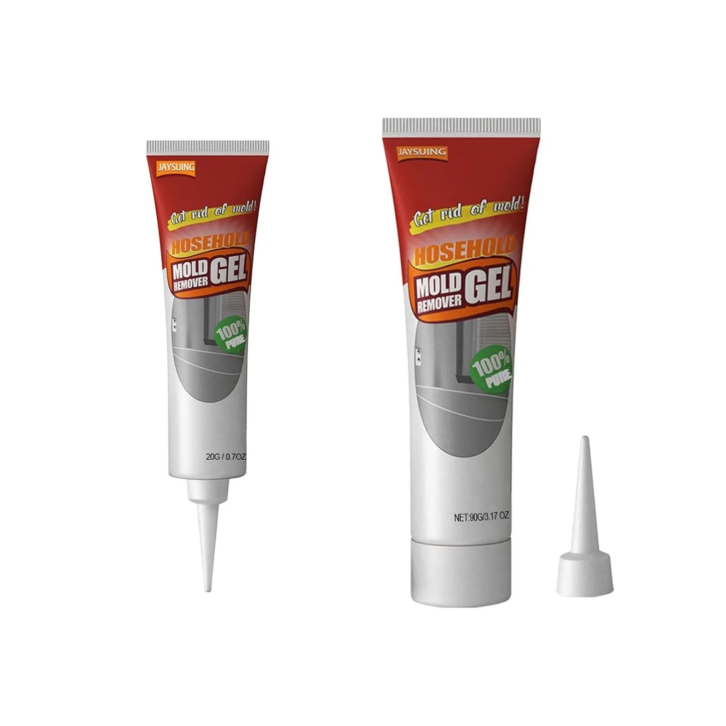 Mold Remover Gel for Wall Cleaner | Powerful Mold & Mildew Stain Remover for Wall Tiles, Grout, Sealant & Bathroom Cleaning