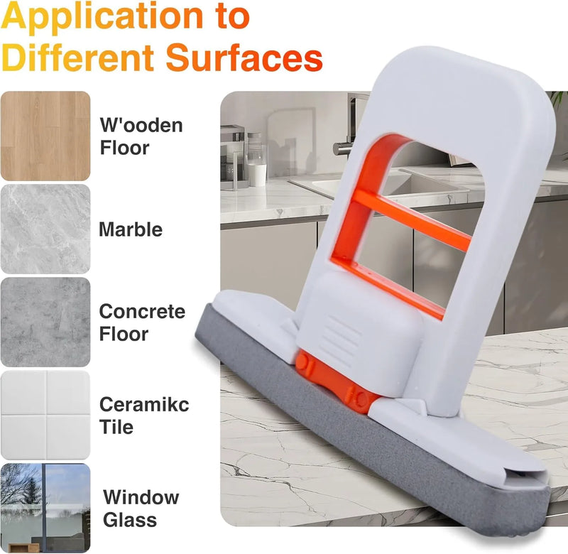 Mini Foldable Desktop Squeeze Sponge Mop