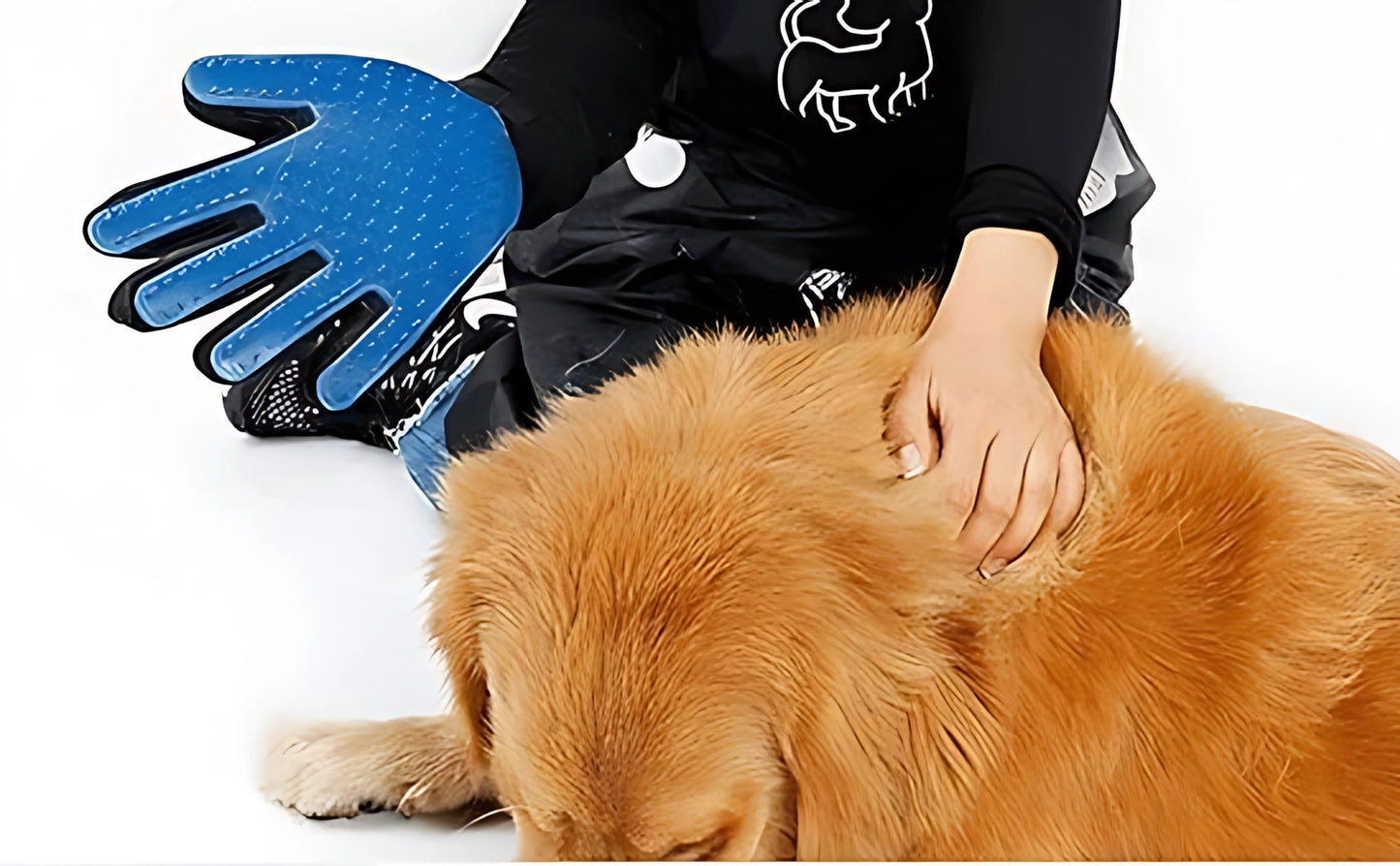 Gentle Pet Cleaning Gloves | Effortless Grooming and Shedding Control