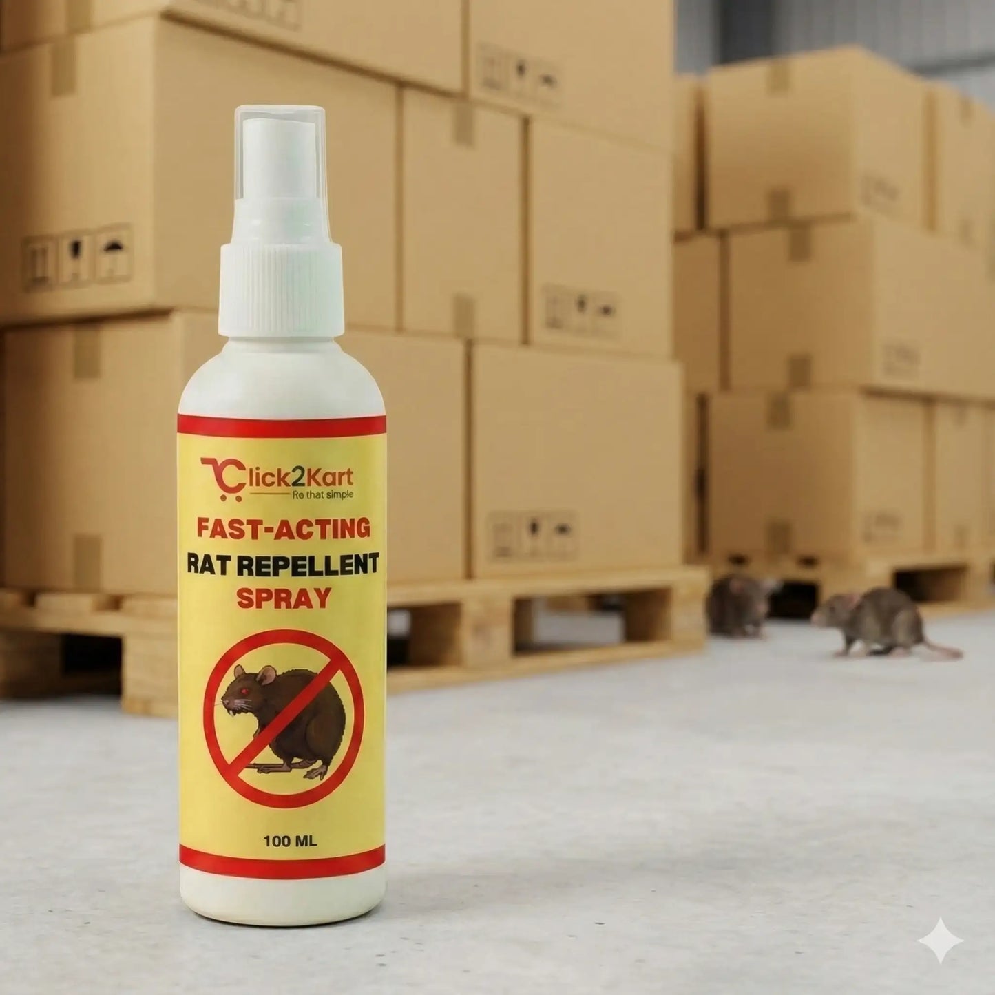 Fast-Acting Rat Repellent Spray | Herbal Rodent Control | Safe & Easy Home Protection