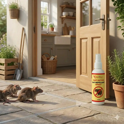Fast-Acting Rat Repellent Spray | Herbal Rodent Control | Safe & Easy Home Protection