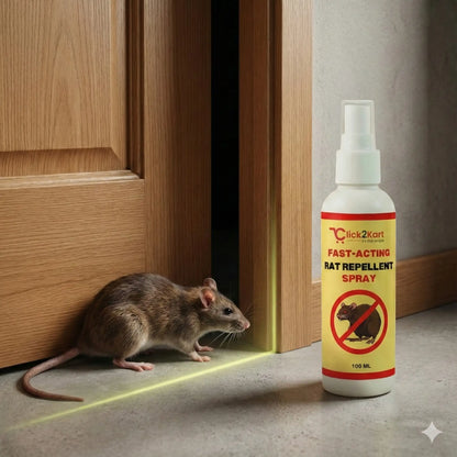 Fast-Acting Rat Repellent Spray | Herbal Rodent Control | Safe & Easy Home Protection