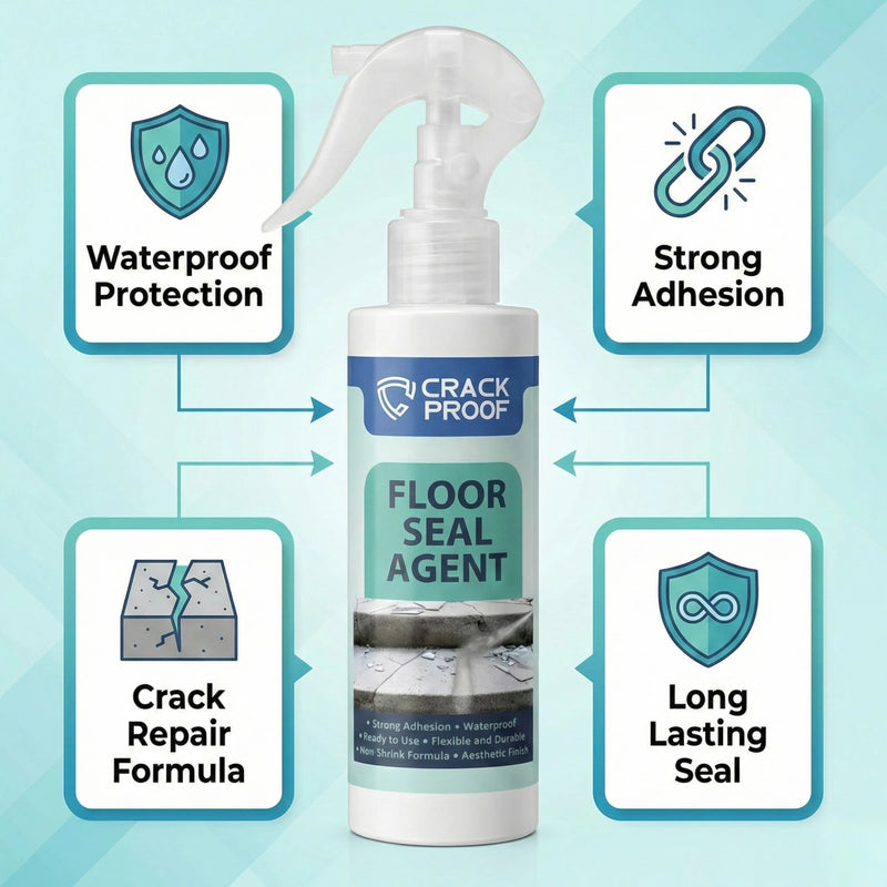 Floor Seal Agent | Waterproof Crack Repair Spray for Floors