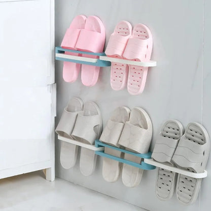 3 in 1 Folding Wall Mounted Shoe & Towel Holder