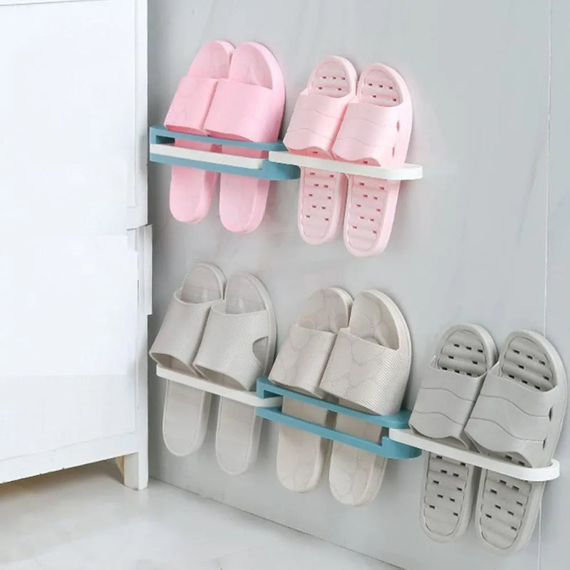 3 in 1 Folding Wall Mounted Shoe & Towel Holder