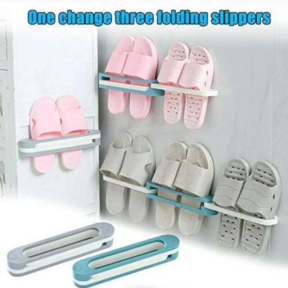 3 in 1 Folding Wall Mounted Shoe & Towel Holder