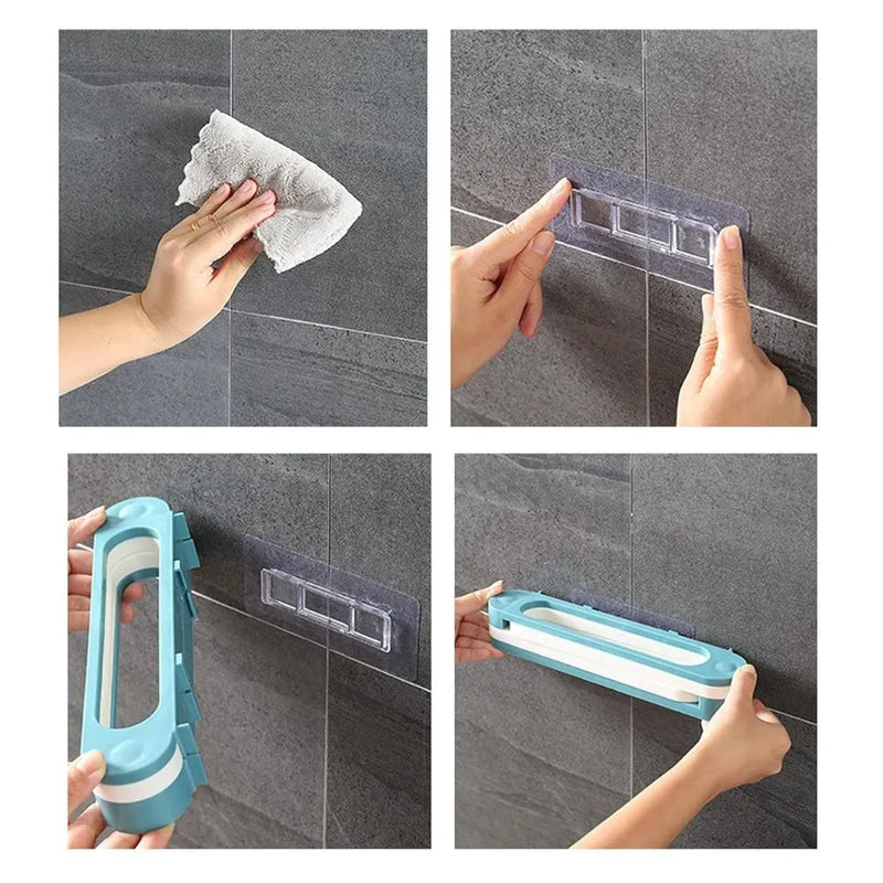 3 in 1 Folding Wall Mounted Shoe & Towel Holder