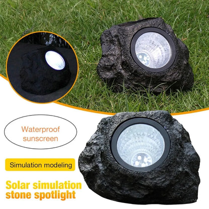 Waterproof Solar Powered Rock Lights for Garden & Home | Energy Saving LED Lamps for Pathway, Lawn, Balcony & Diwali Decoration