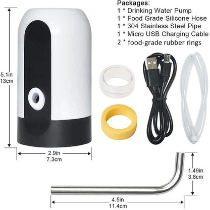 Automatic Water Dispenser Pump for 20L Gallon Bottle – USB Rechargeable One Touch Drinking Water Pump