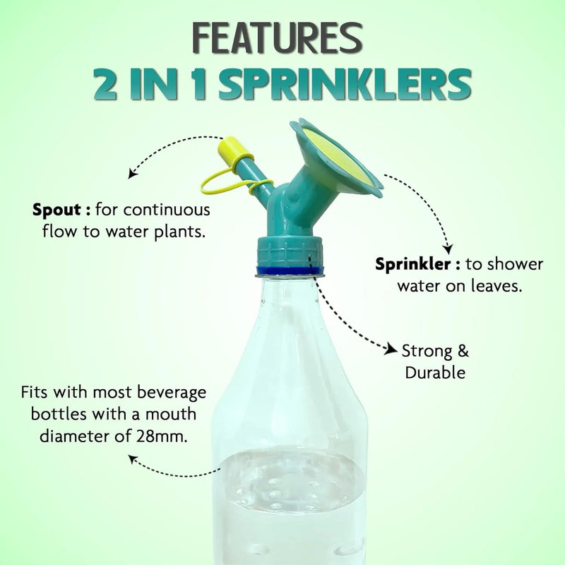 Plant Watering Bottle Sprinkler Cap | Gardening Spray Tool | Portable Watering Can Attachment