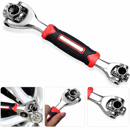 48 in 1 Socket Wrench – 360° Revolving Multi-Size Tool