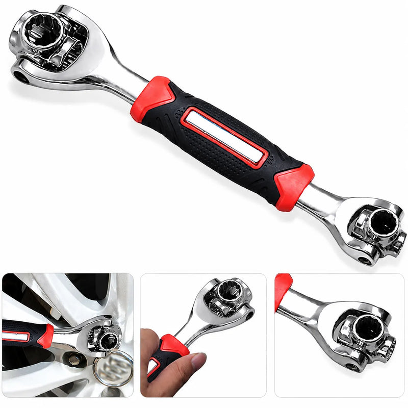 48 in 1 Socket Wrench – 360° Revolving Multi-Size Tool